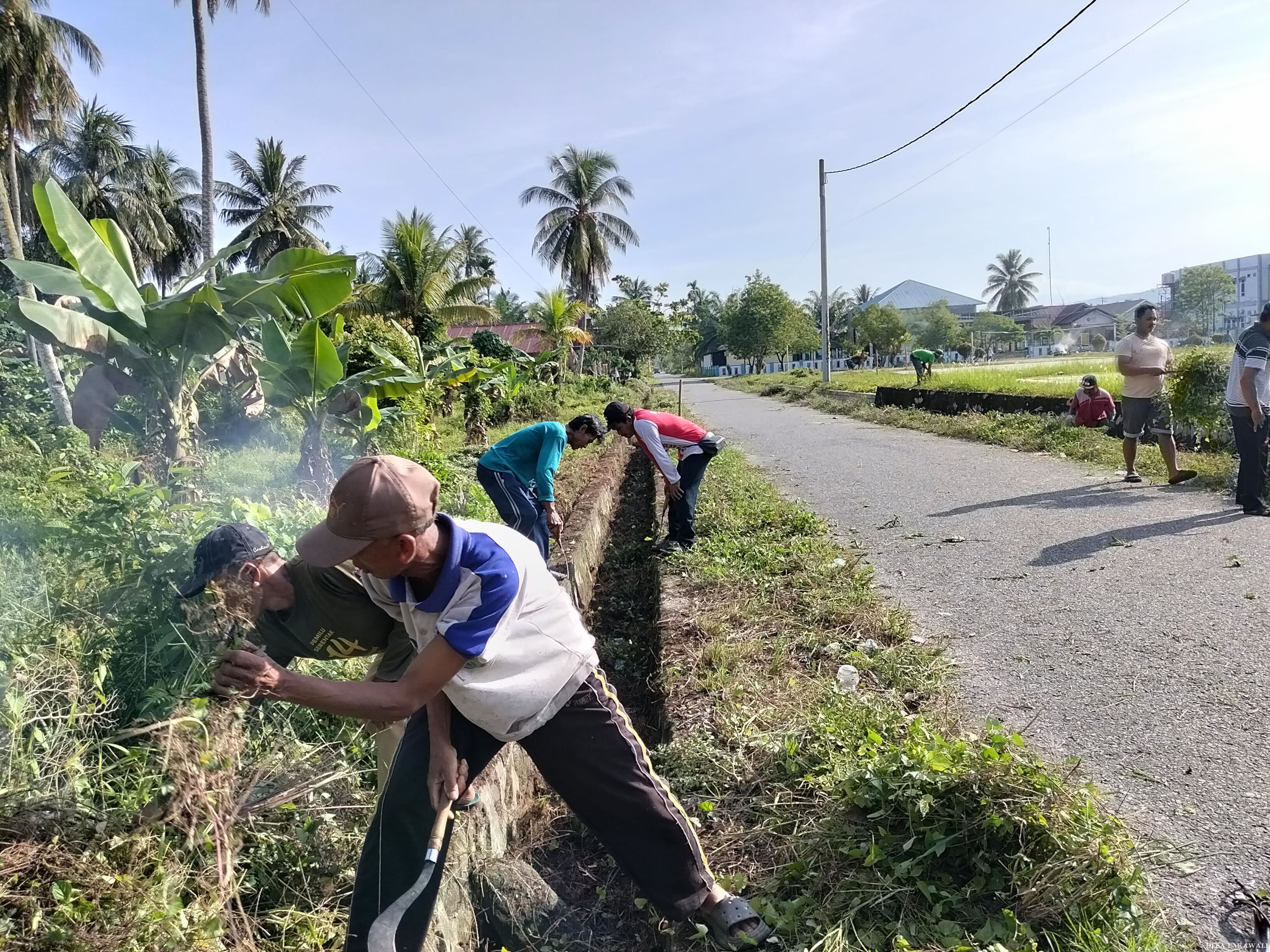 Pemerintah Desa Lakawali Gelar Gotong Royong Jum\\\